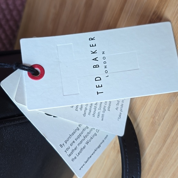 Ted Baker Black Crossbody Bag with Gold Accents - Picture 10 of 16